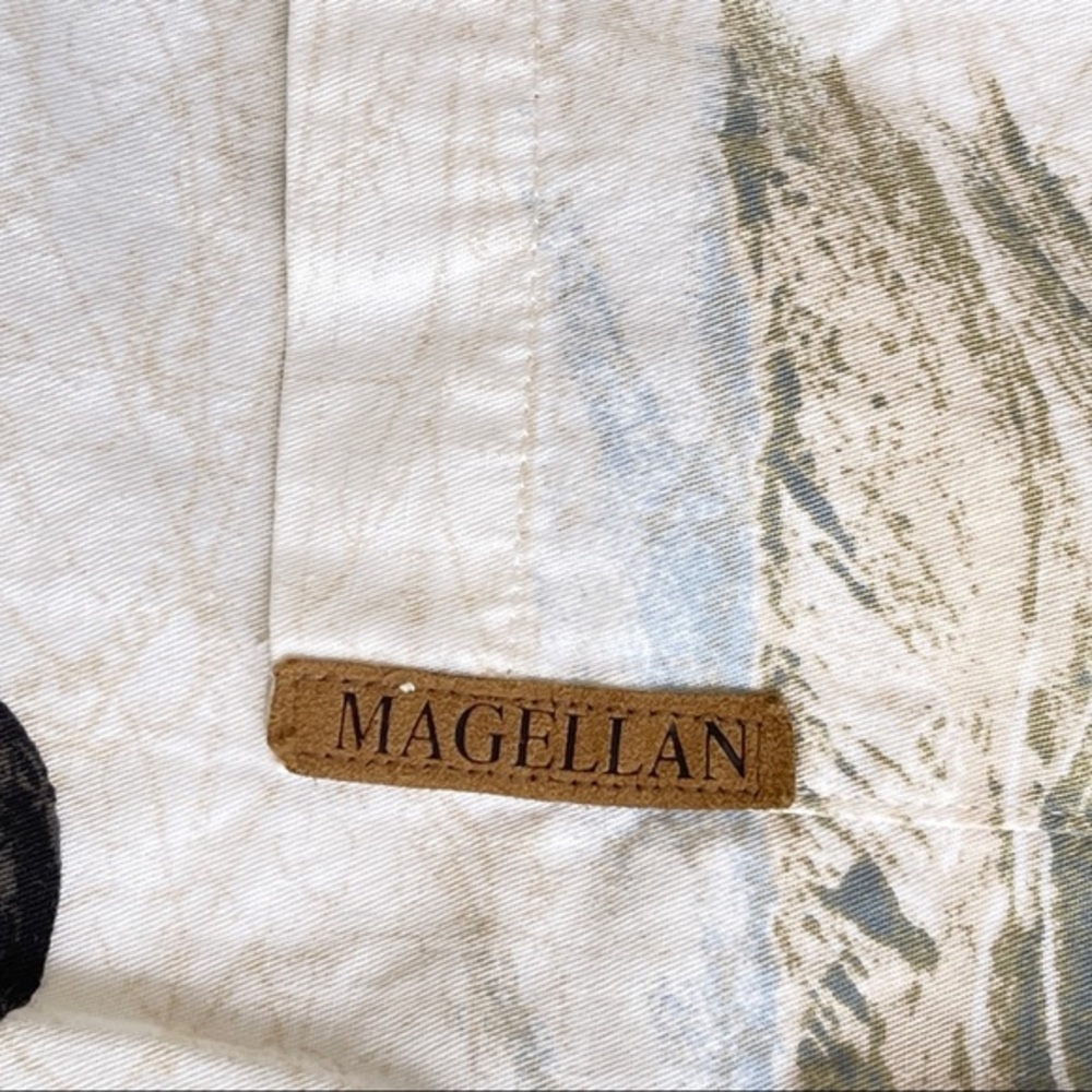 Magellan Motorcycle Button Down Short Sleeve Shirt - image 3
